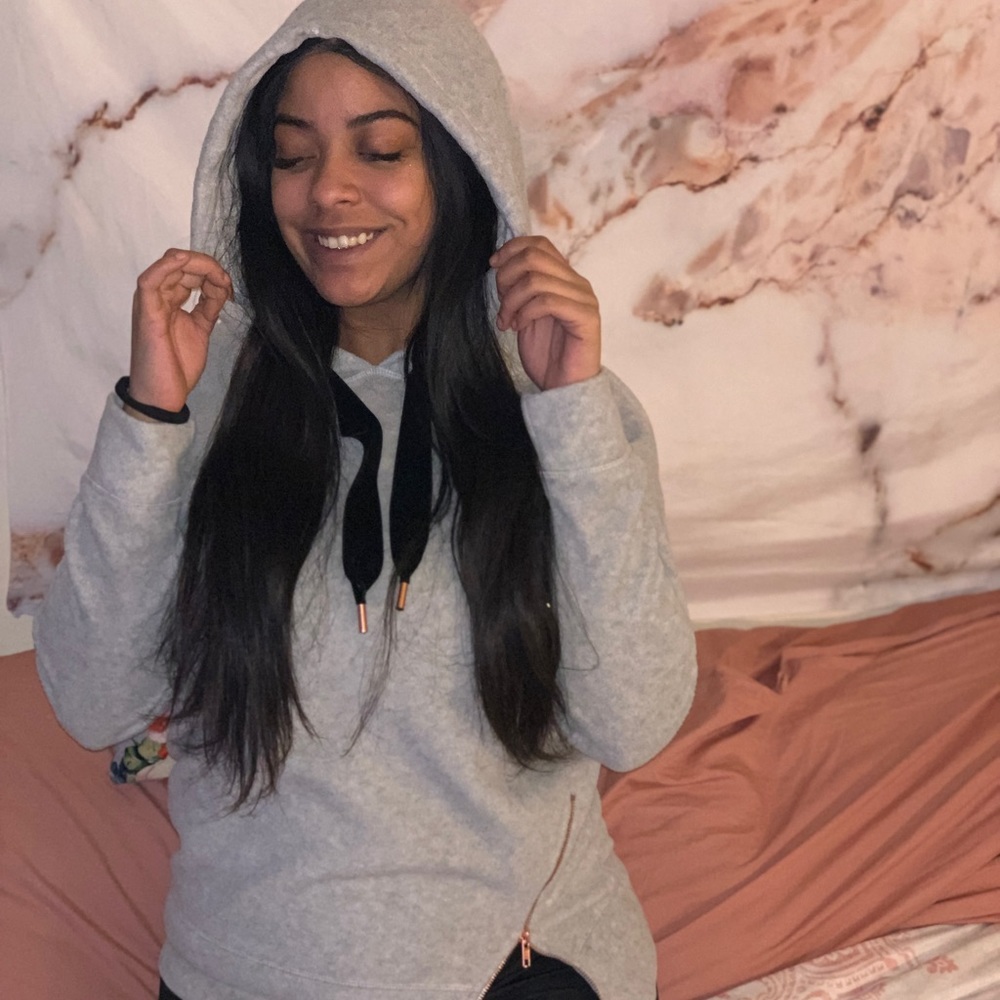 Gray sweater shirt
